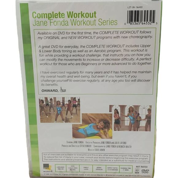Jane Fonda's: Complete Workout DVD - Picture 3 of 3